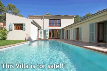 villa for sale in gotmar, close to the sandy beach of puerto pollensa